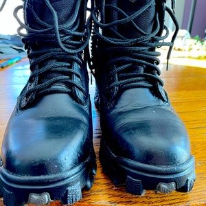 Black Rocky lace up boots. Worn twice.